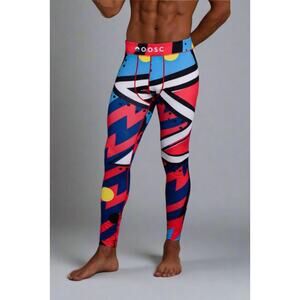 OOSC Fresh Prince Ski Baselayer Base Layer Thermal Leggings Pants Skiwear Men XL